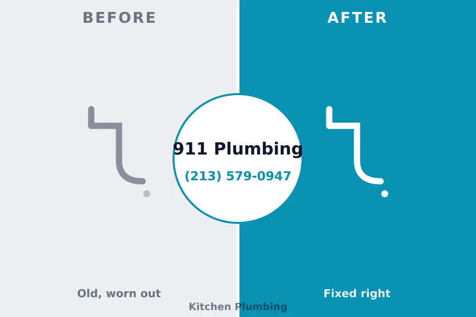 Before and after: plumbing repair Norwood, NC